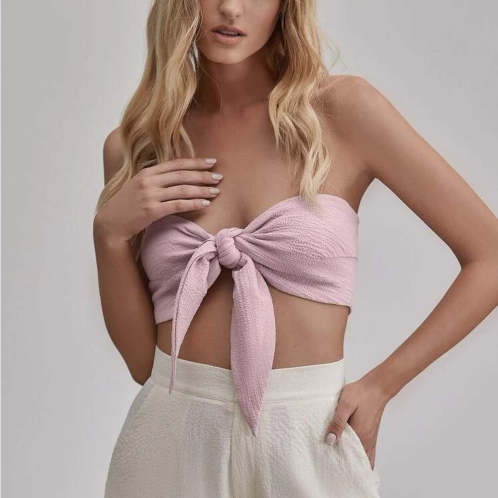 Tie Front Tube Top